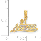 14K #1 NANA  Script Charm
