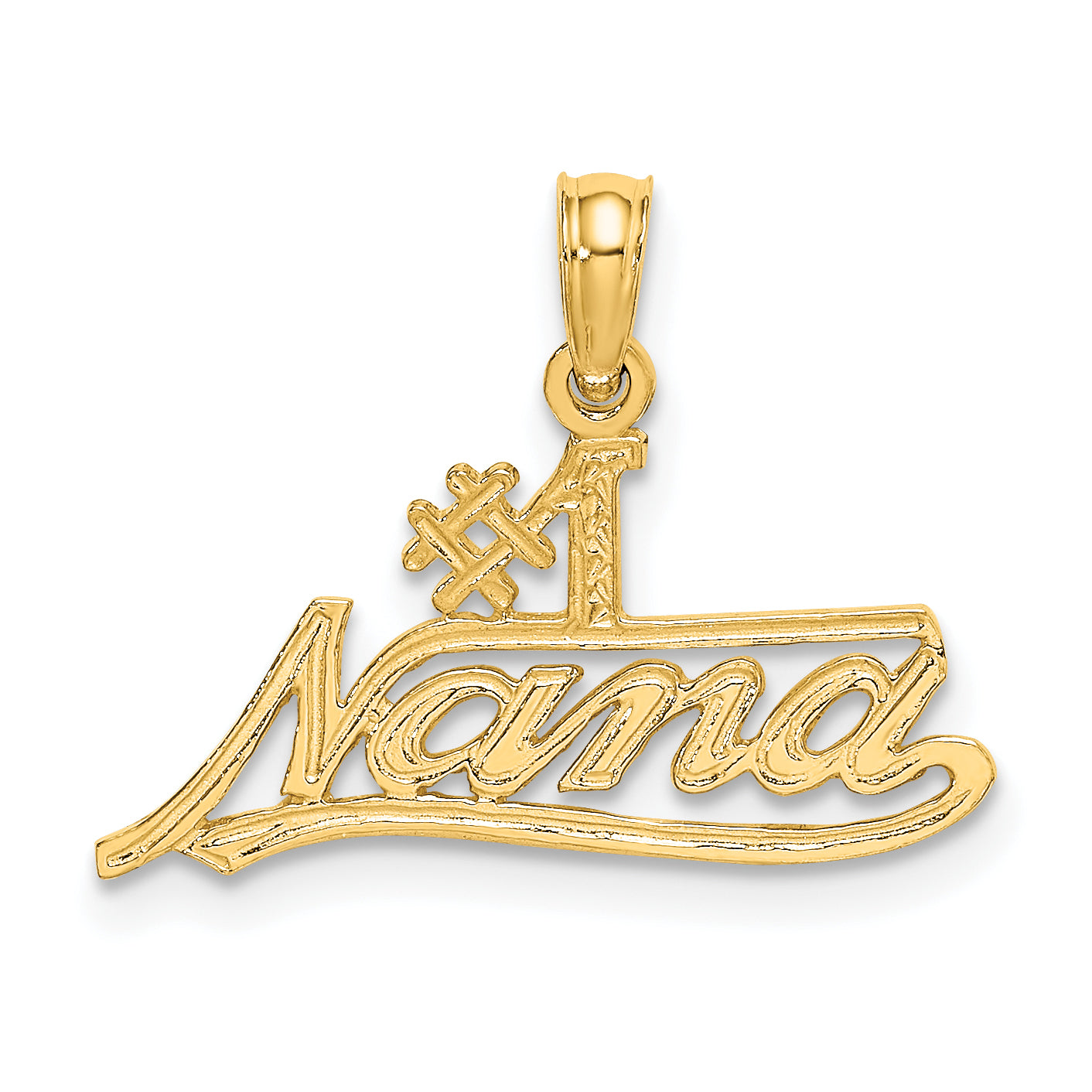14K #1 NANA  Script Charm Main image
