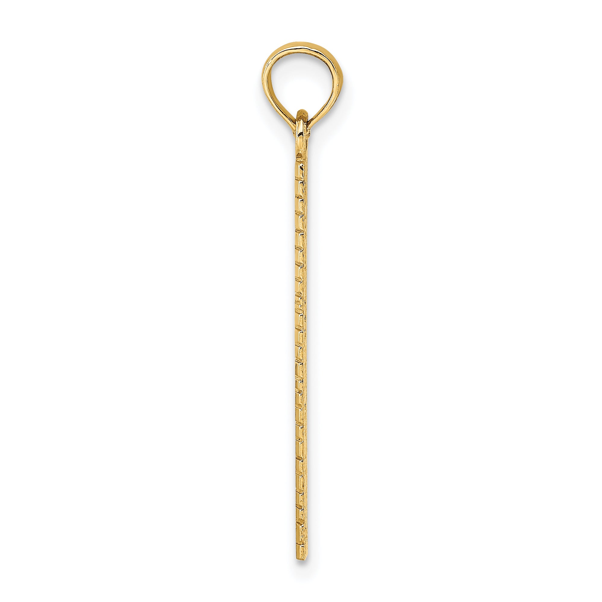 14k Six Inch Ruler Charm Secondary image