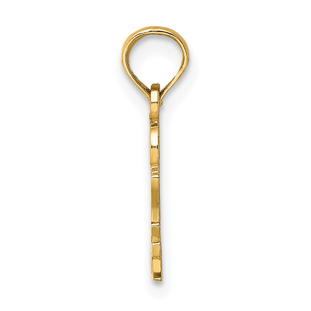 14K I HEART MY DEPUTY Charm Secondary image