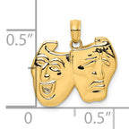 14K Comedy/Tragedy Charm