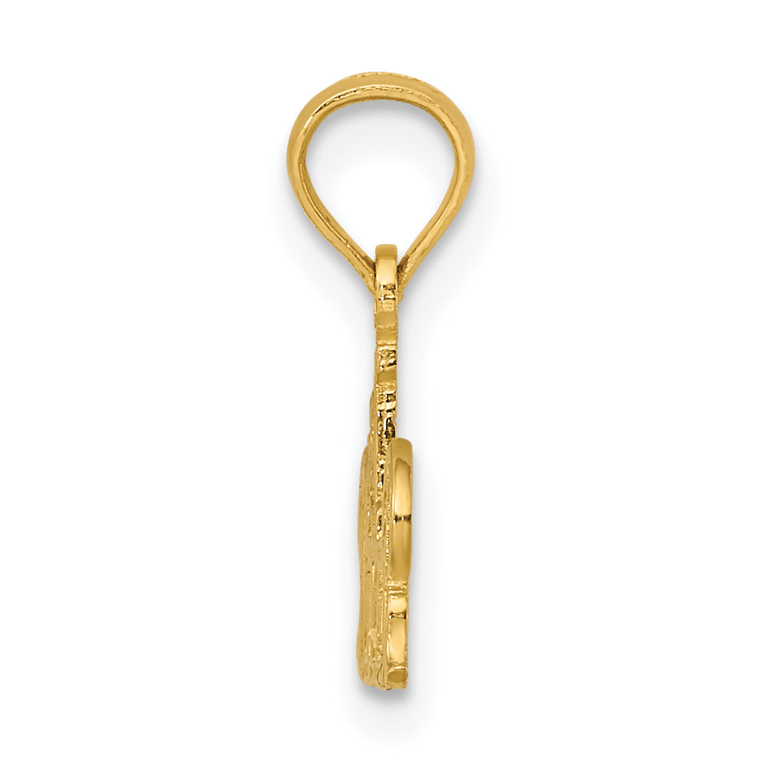 14K #1 DIVER Charm Secondary image