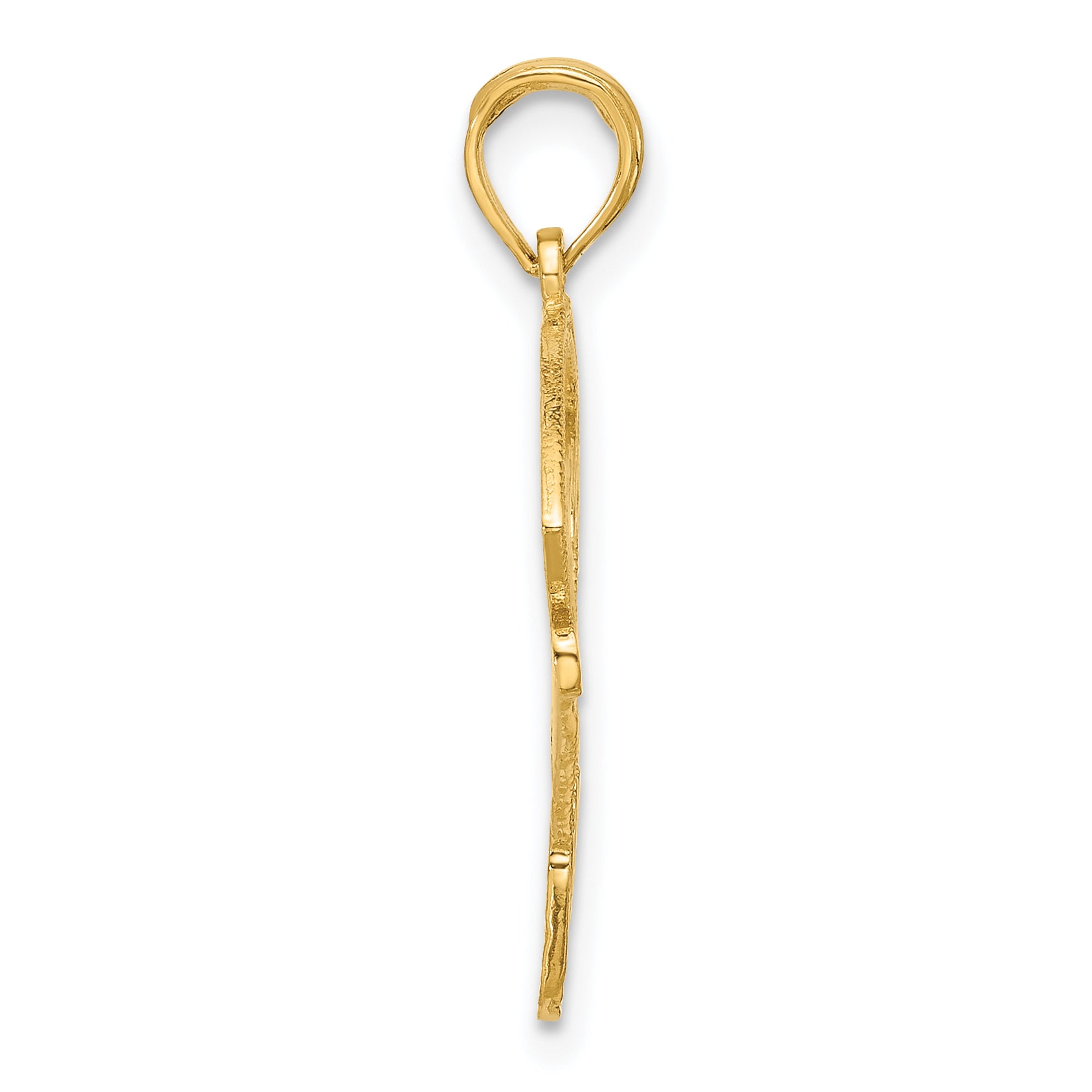 14K Baseball Diamond Pendant Secondary image