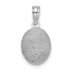 14K White Gold Mini Fleur de Lis Charm