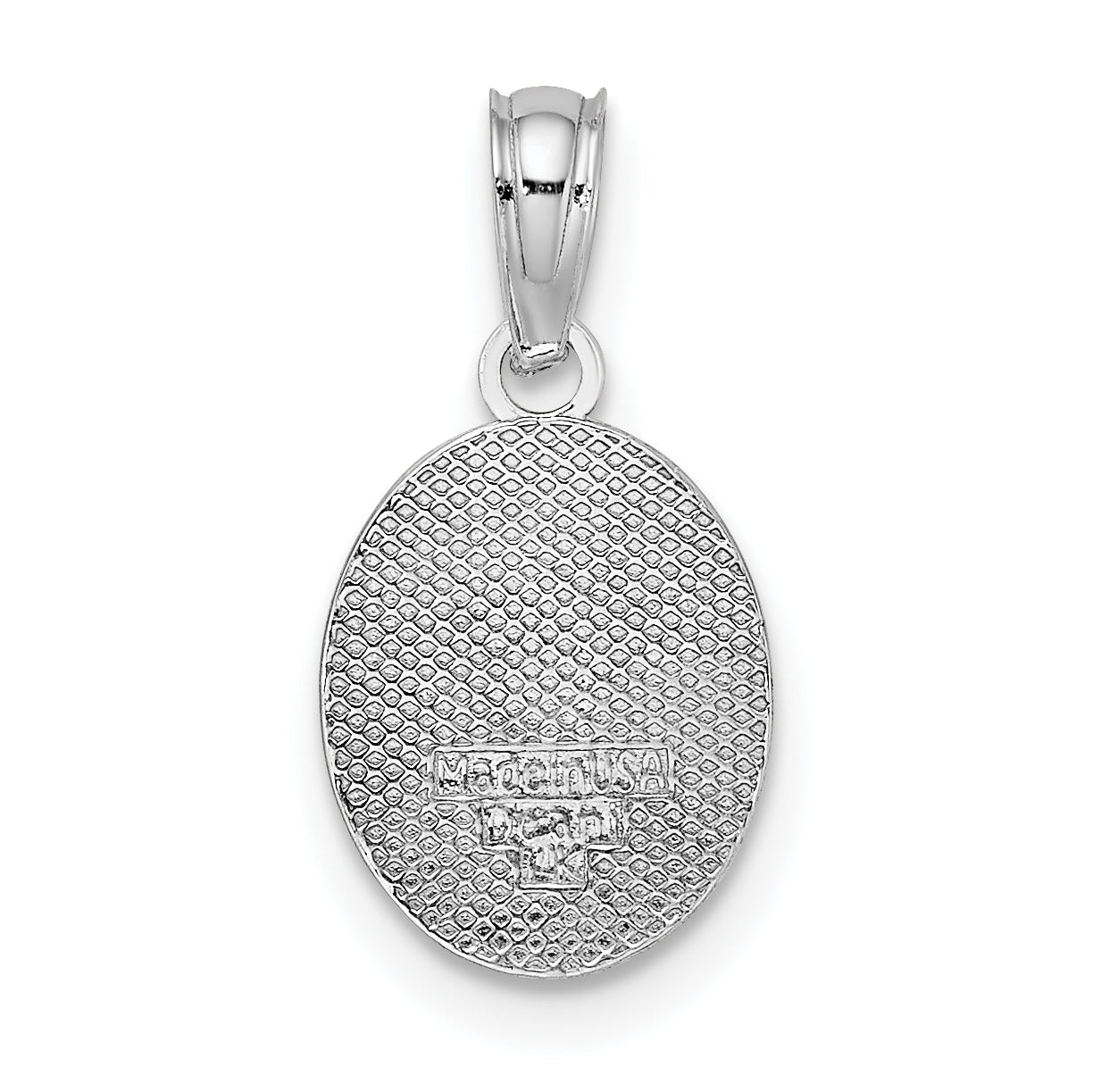 14K White Gold Mini Fleur de Lis Charm