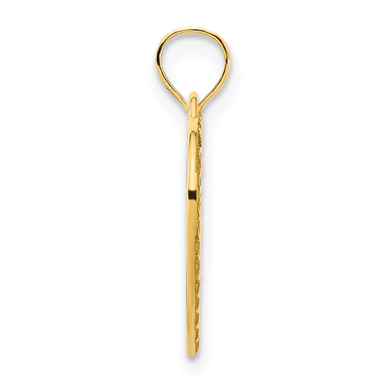 14ky Fancy Heart Pendant