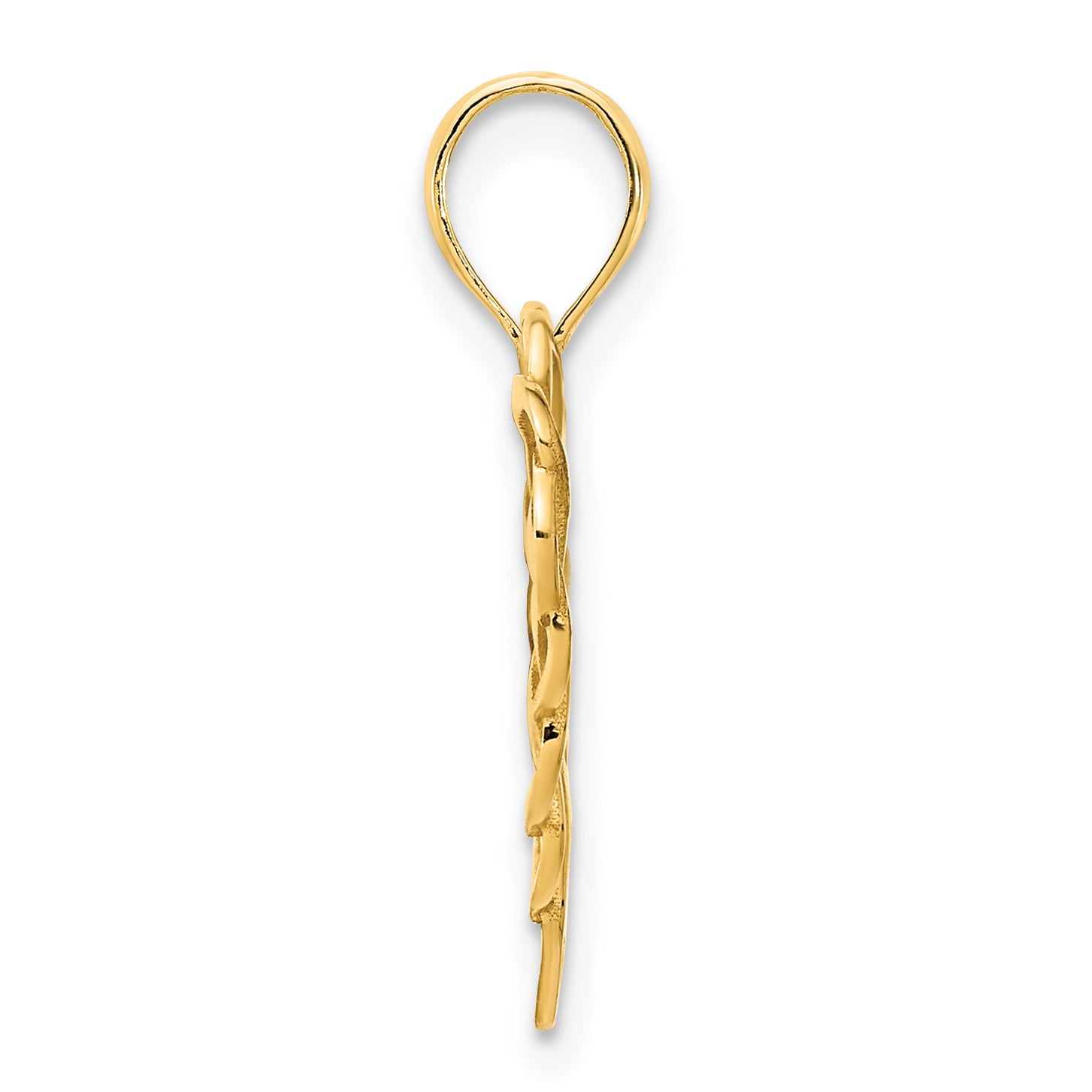 14k Fancy Heart Pendant Secondary image