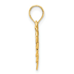 14k Fancy Heart Pendant