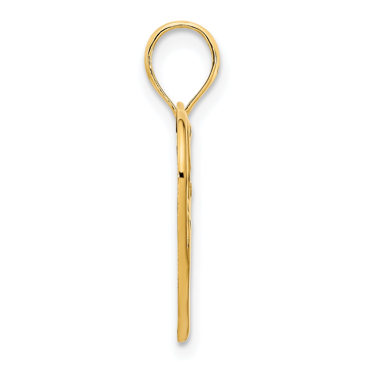 14k Heart in Heart Pendant