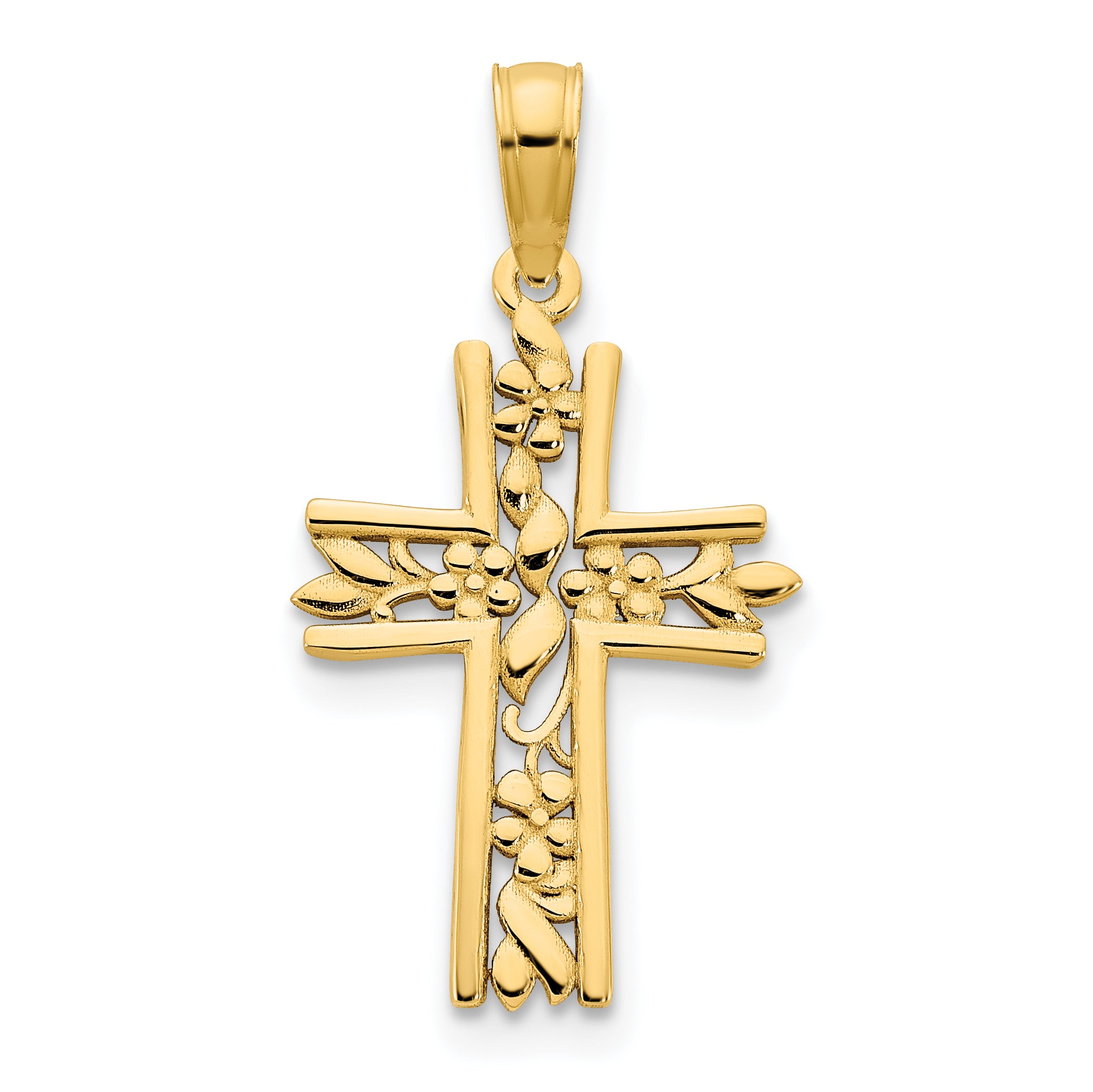14ky Fancy Cross Pendant Main image