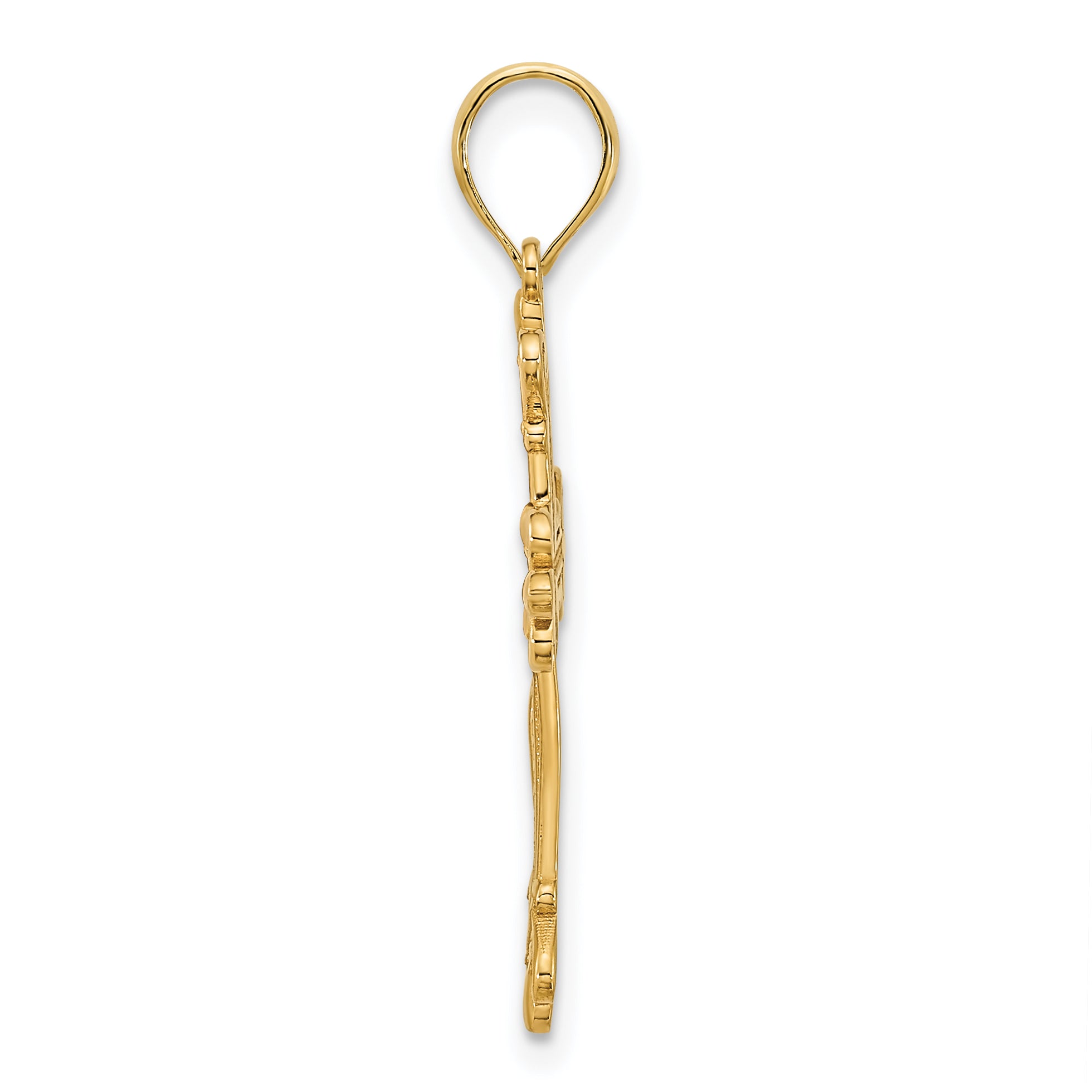 14k Fancy Cross Pendant Secondary image