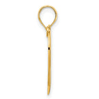 14k  Open Heart Pendant