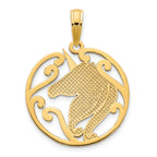 14k Unicorn Pendant