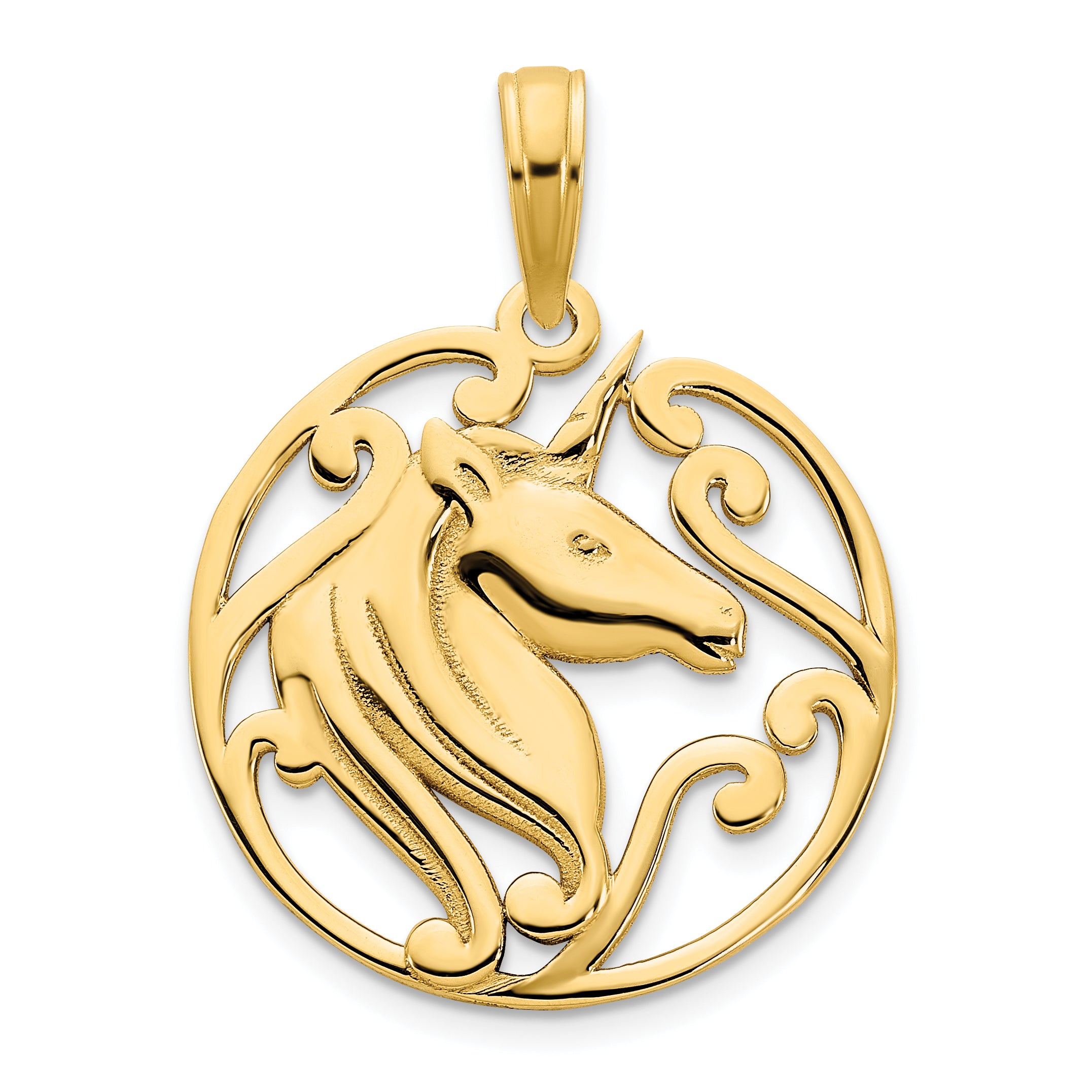 14k Unicorn Pendant Main image