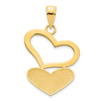 14ky Hearts Pendant
