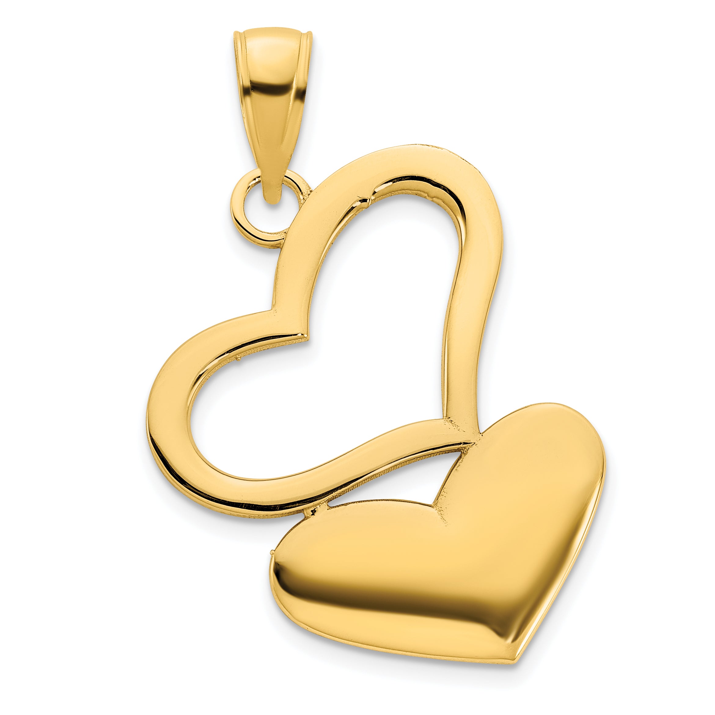 14ky Hearts Pendant Main image