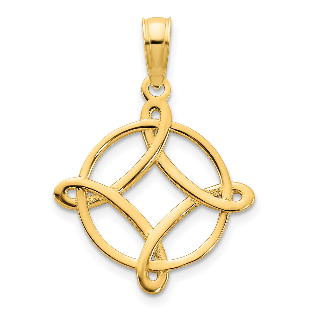14ky Fancy Design Pendant