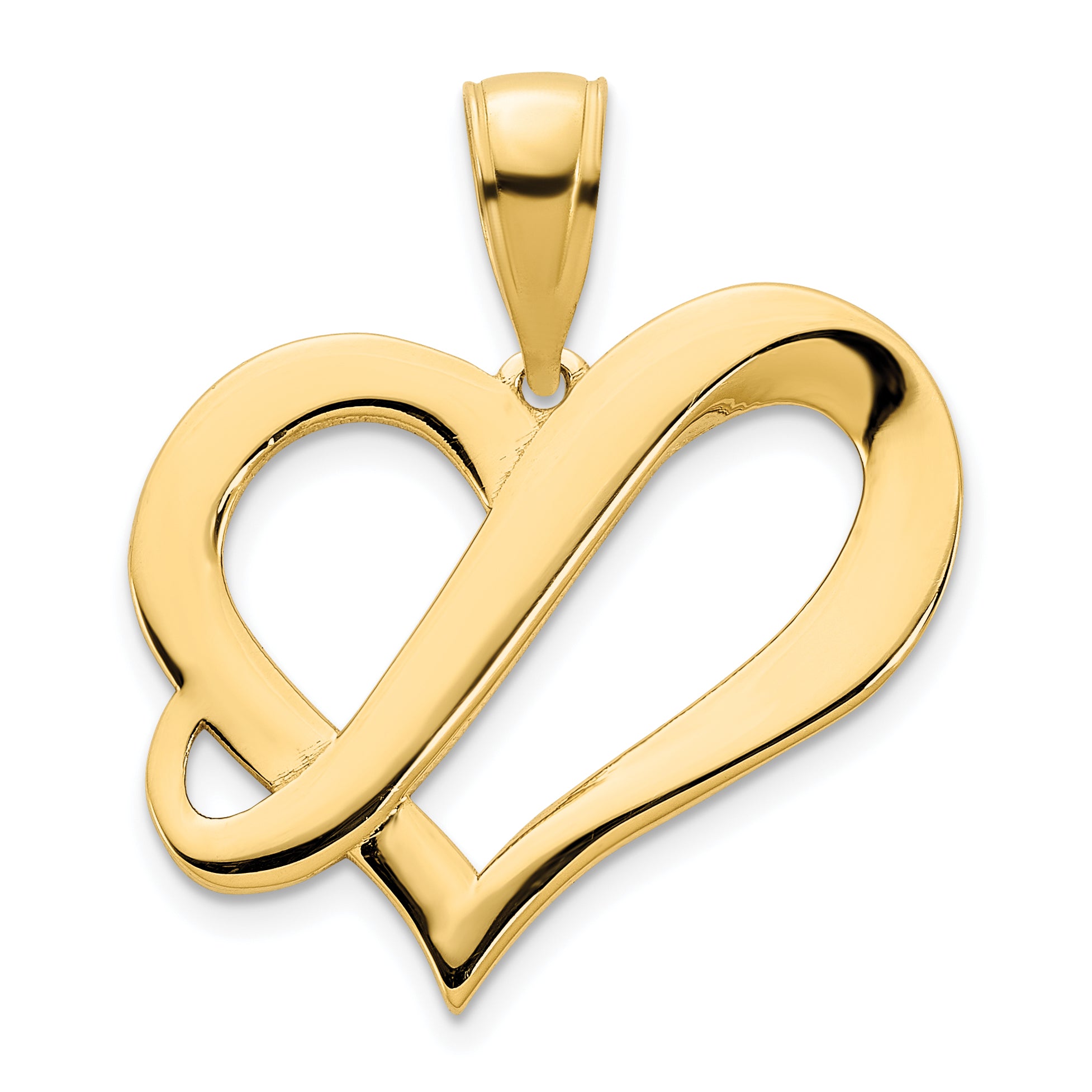 14k  Fancy Heart Pendant Main image