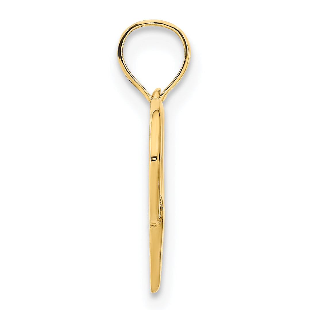 14k Fancy Heart Pendant