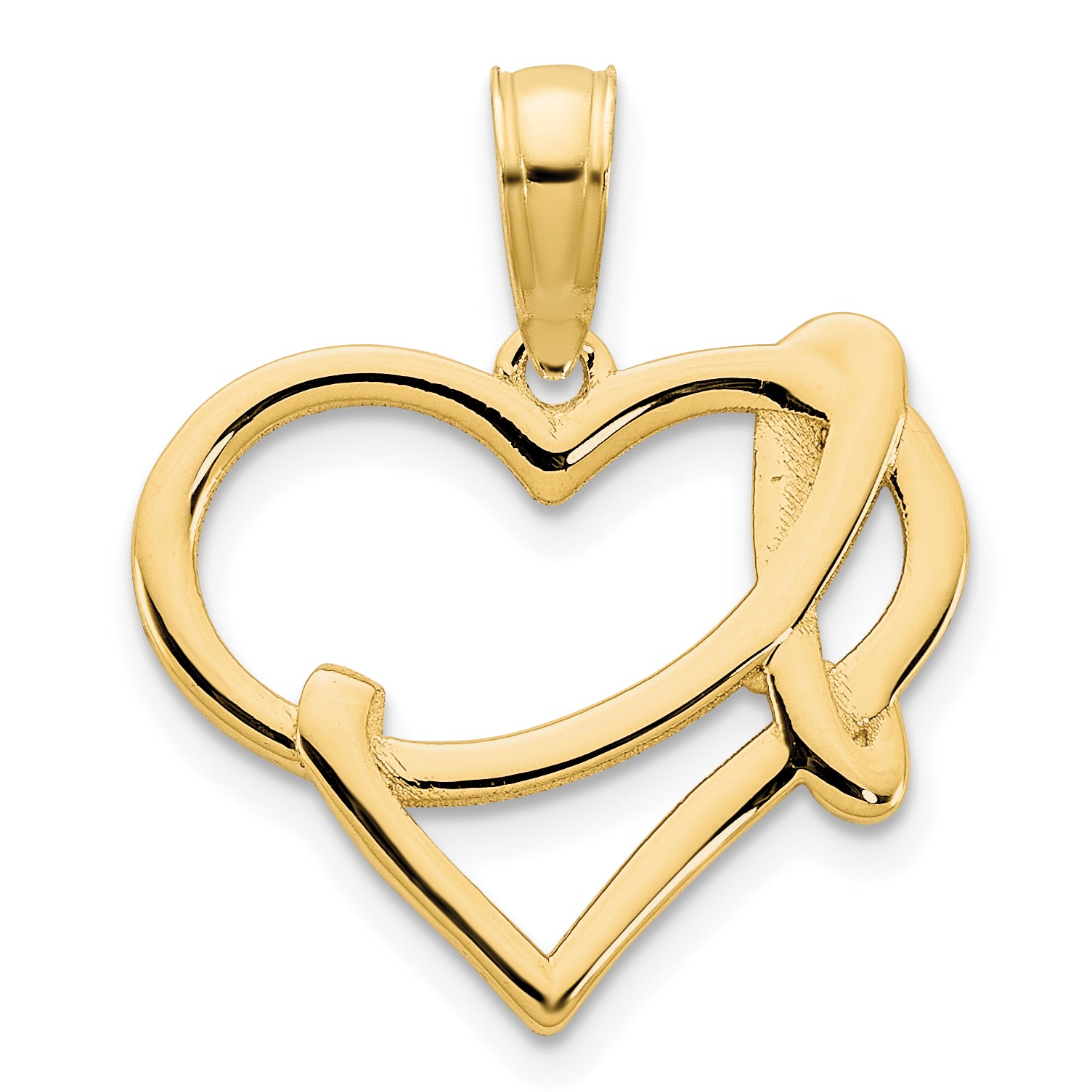 14k Fancy Heart Pendant Main image