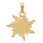 14k Epoxy I LOVE MY SUNSHINE Sun Pendant