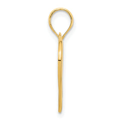 14ky Fancy Heart Pendant