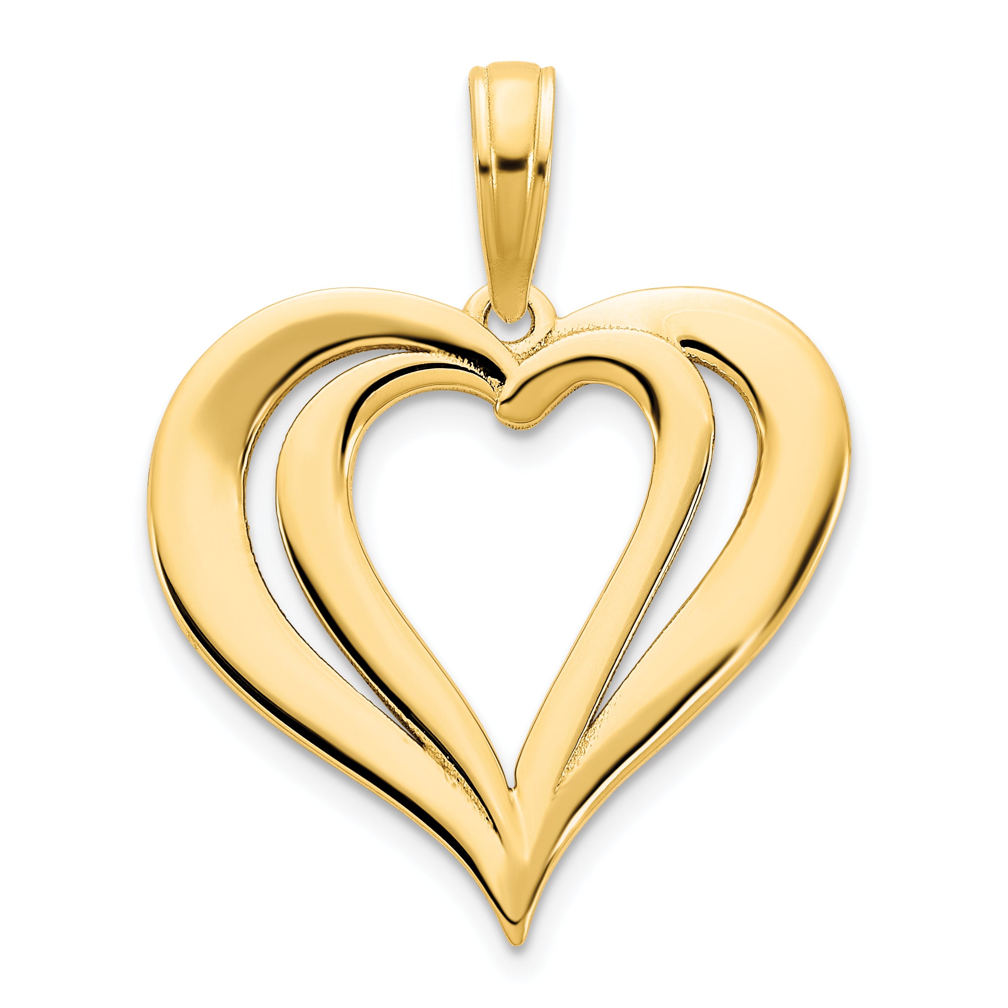 14ky Fancy Heart Pendant Main image
