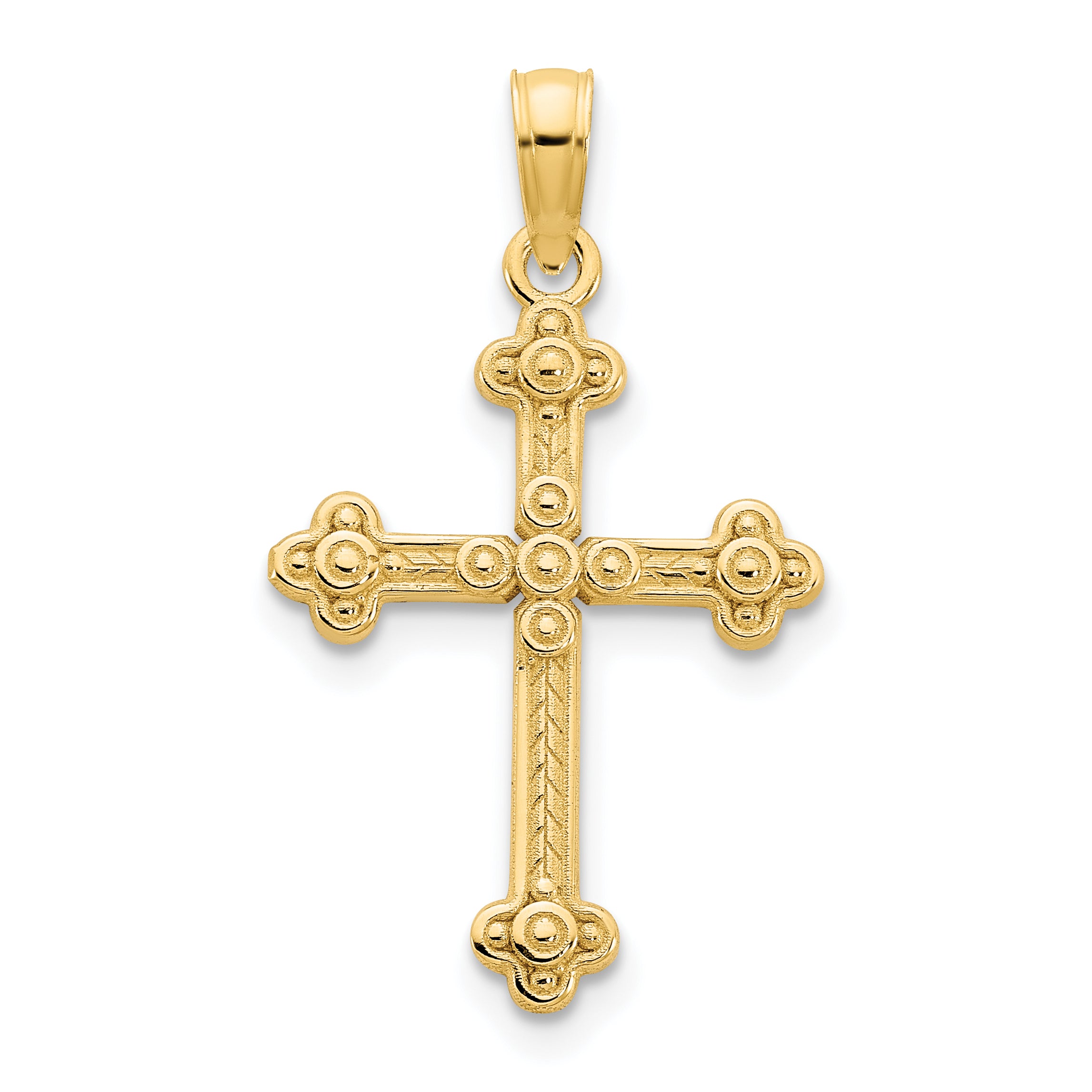 14ky Fancy Cross Pendant Main image