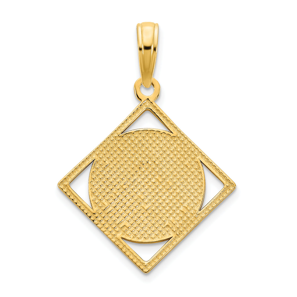 14ky Fancy Celtic Knot Pendant