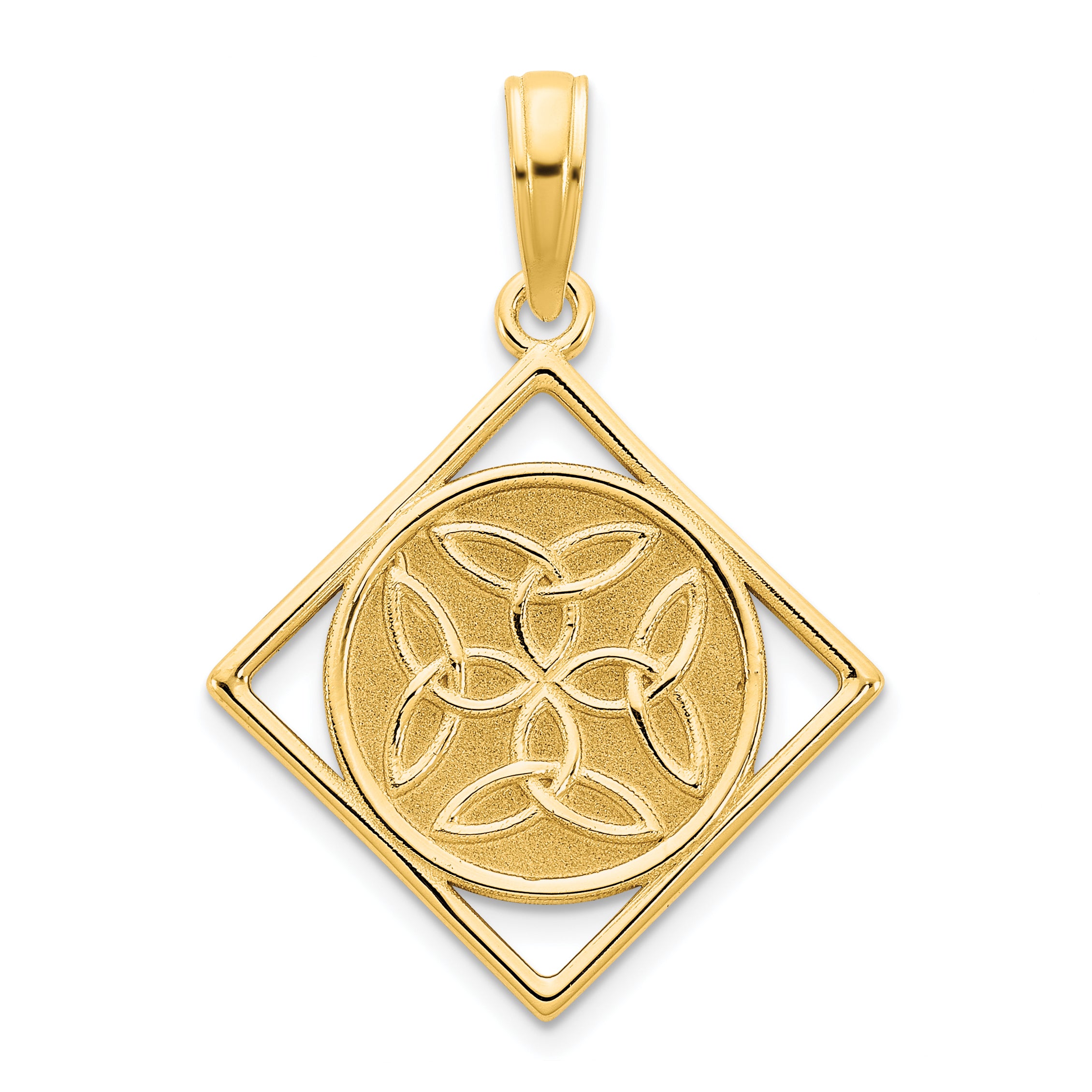 14ky Fancy Celtic Knot Pendant Main image