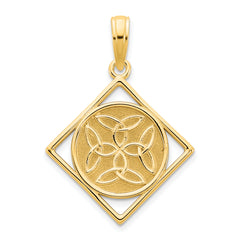 14ky Fancy Celtic Knot Pendant