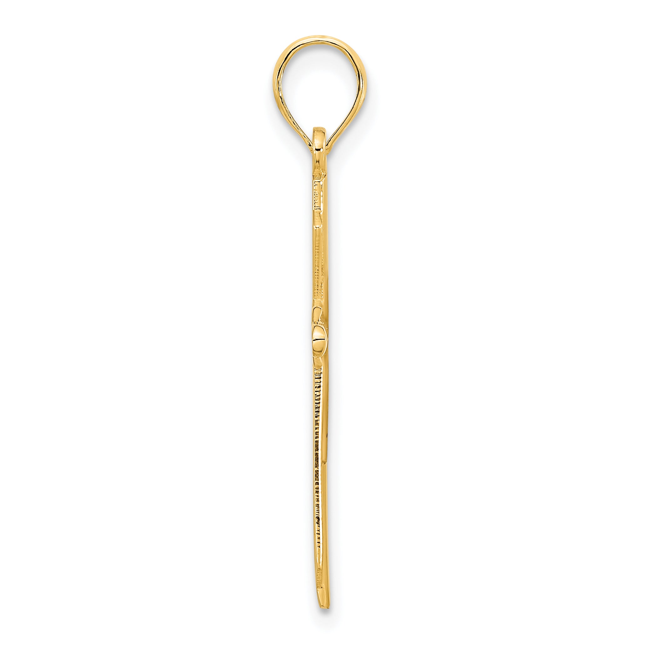14ky Fancy Cross Pendant Secondary image