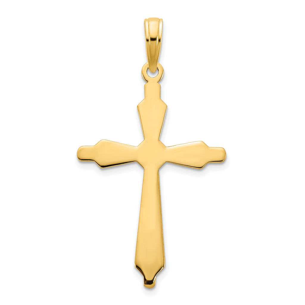 14ky Fancy Cross Pendant
