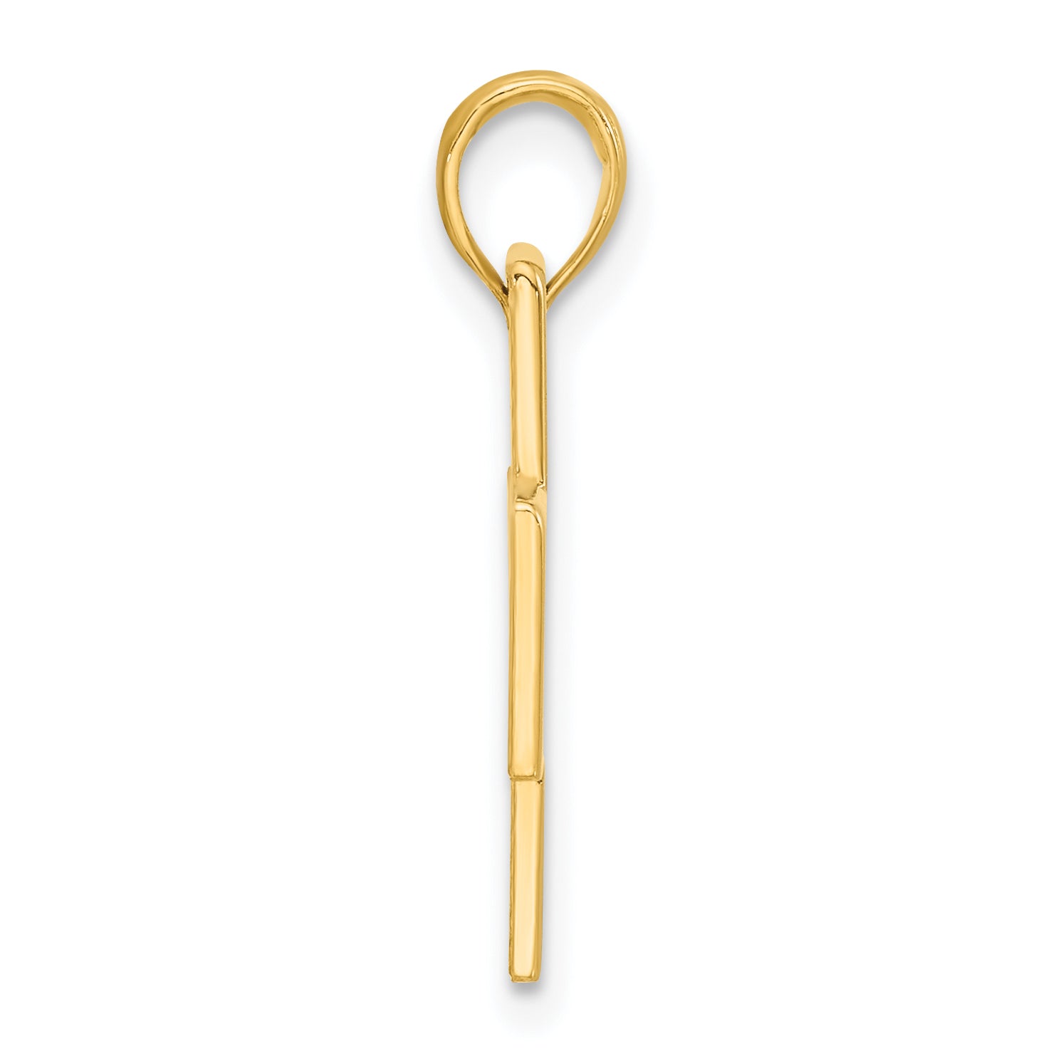 14k Polished Cross Pendant Secondary image