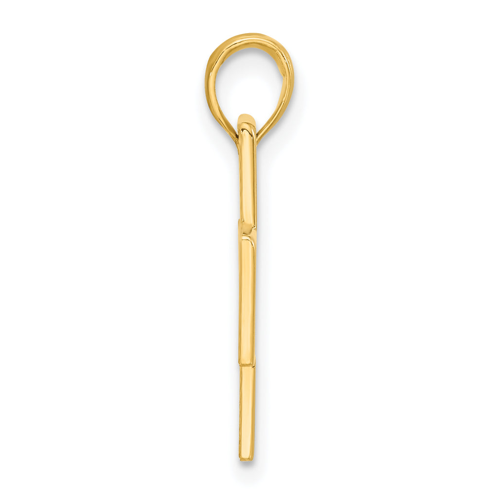 14k Polished Cross Pendant