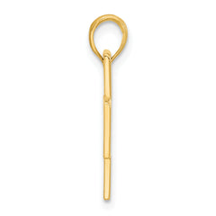 14k Polished Cross Pendant