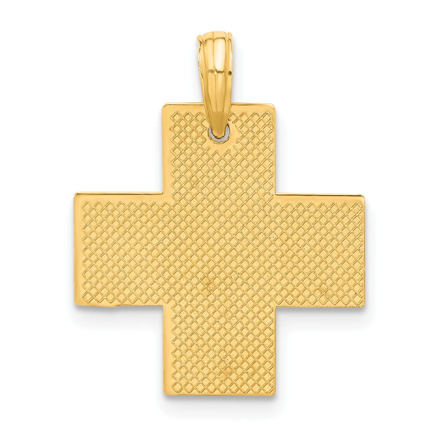 14k Polished Cross Pendant
