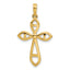 14k Fancy Cross Charm