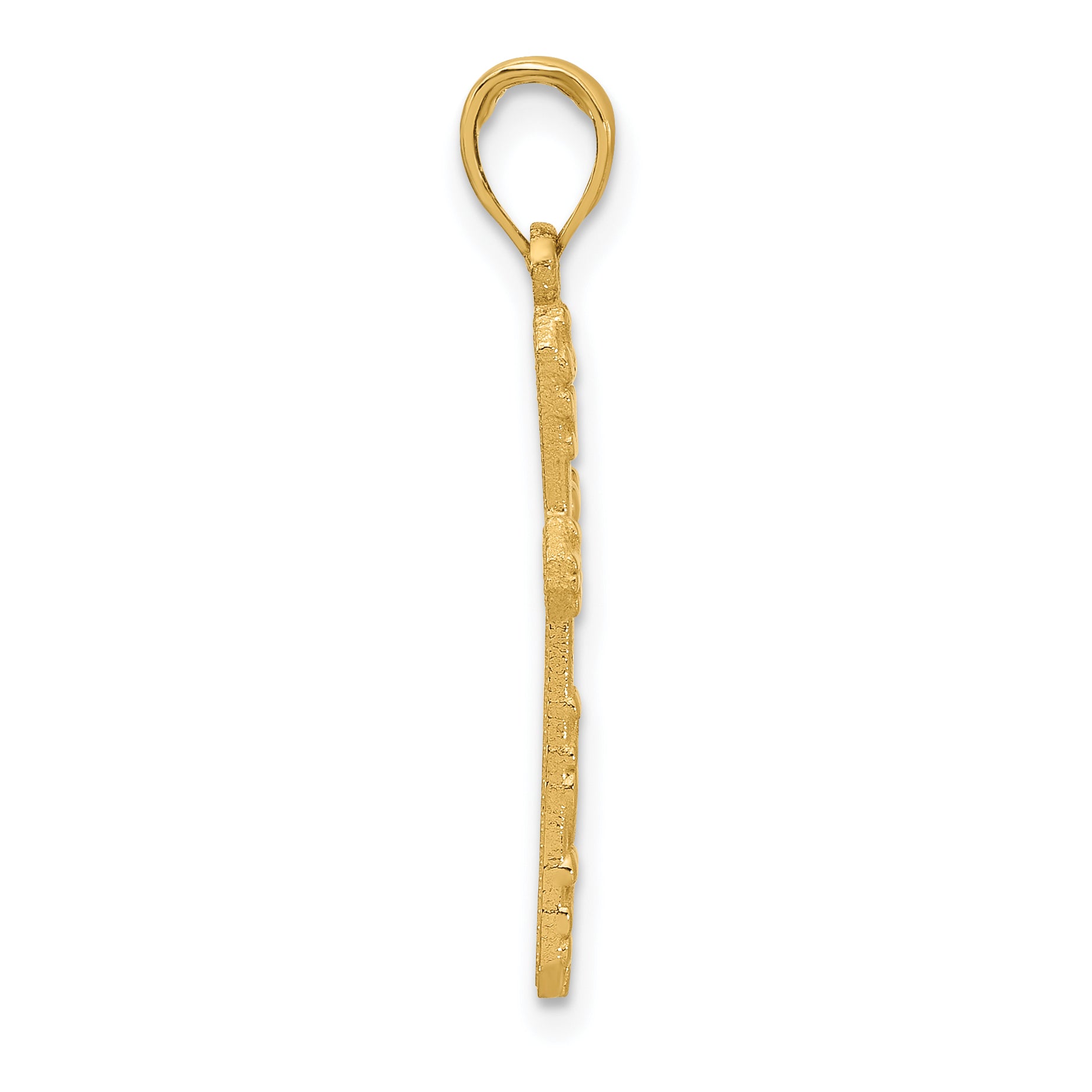 14k Fancy Cross Charm Secondary image