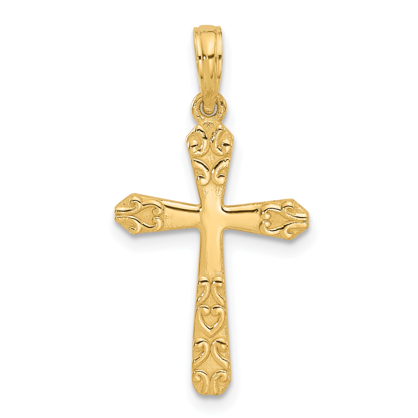 14k Fancy Cross Charm Main image