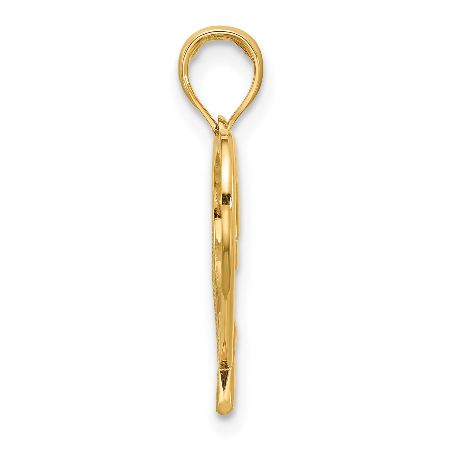 14k Fancy Heart Charm Secondary image