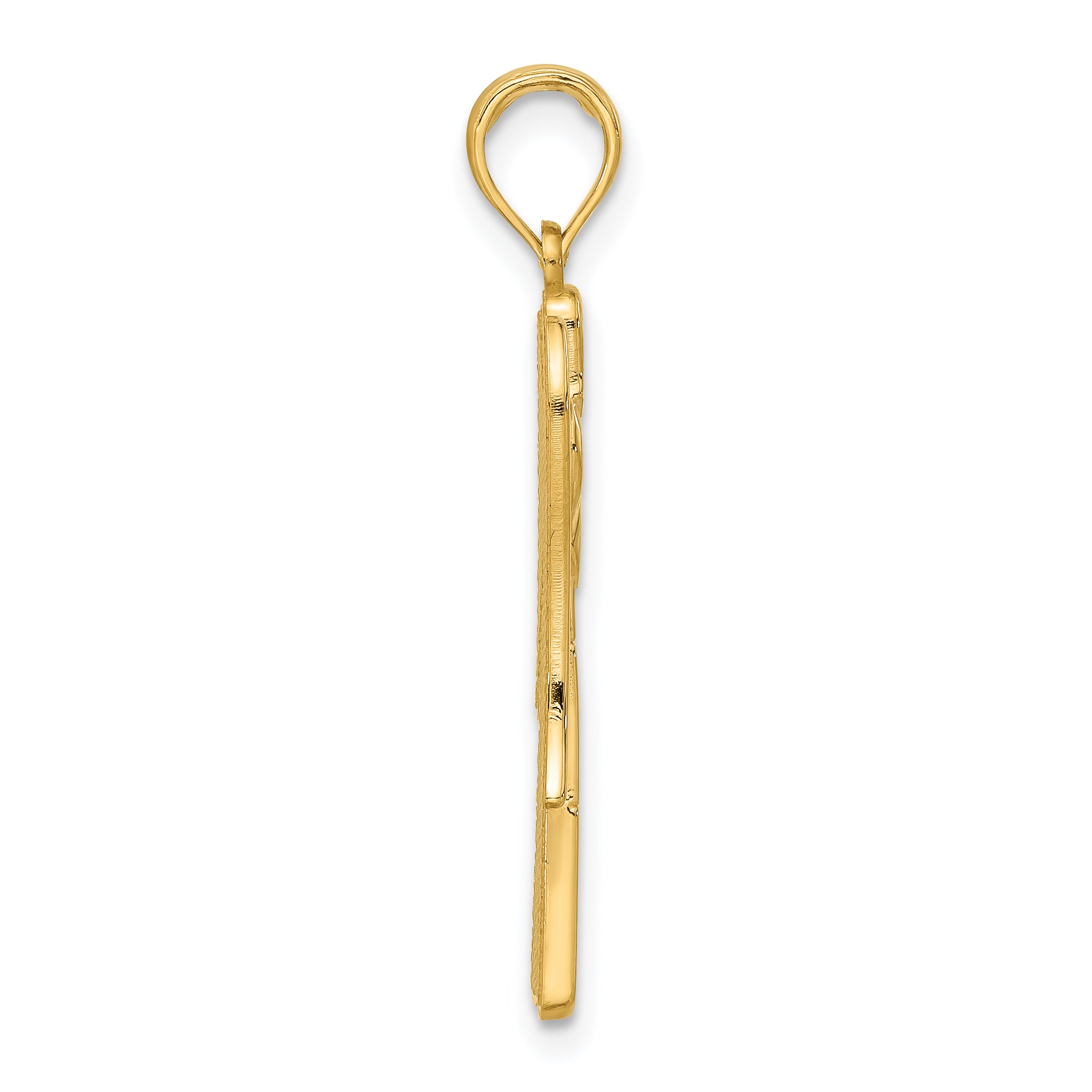 14k Fancy Angel Charm Secondary image