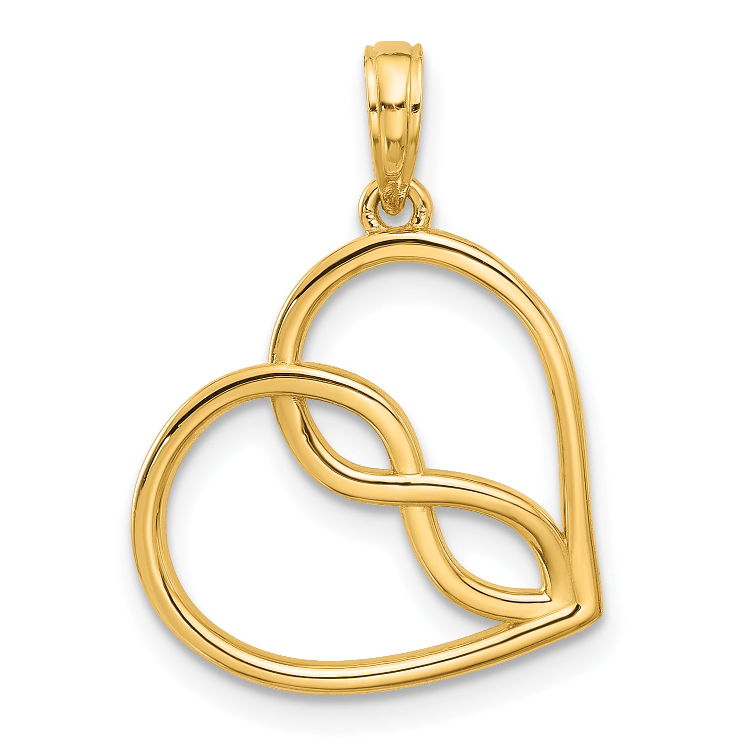 14k Fancy Heart Charm Main image