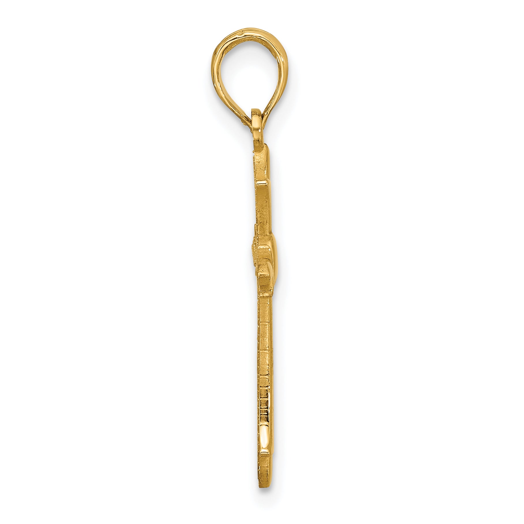 14k Fancy Cross Charm Secondary image