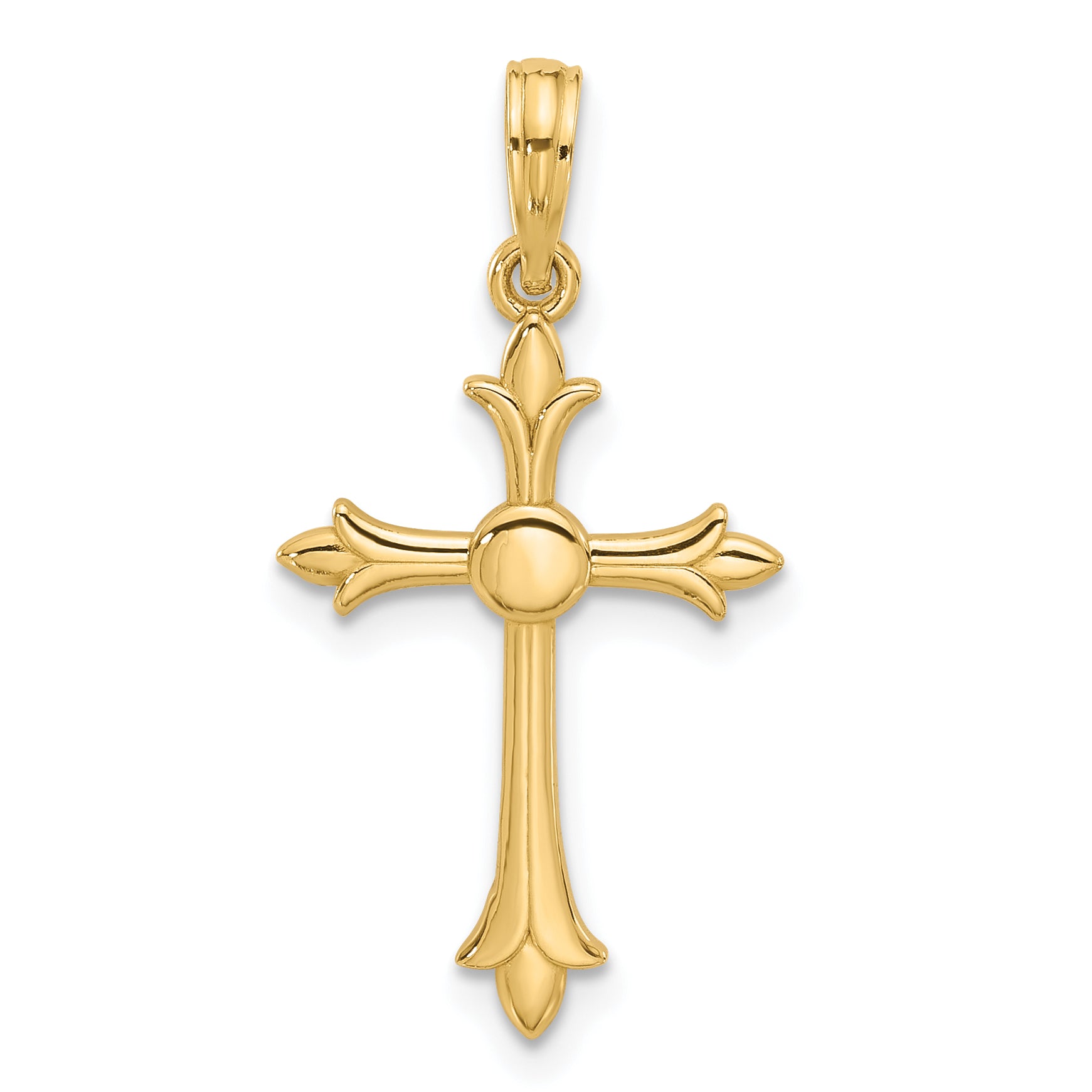 14k Fancy Cross Charm Main image