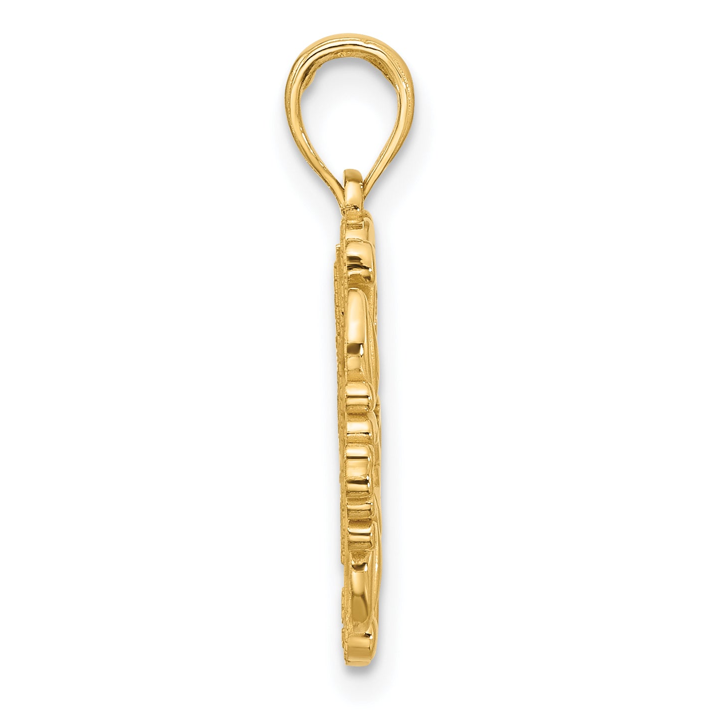 14K Polished Fancy Hummingbird Charm Secondary image