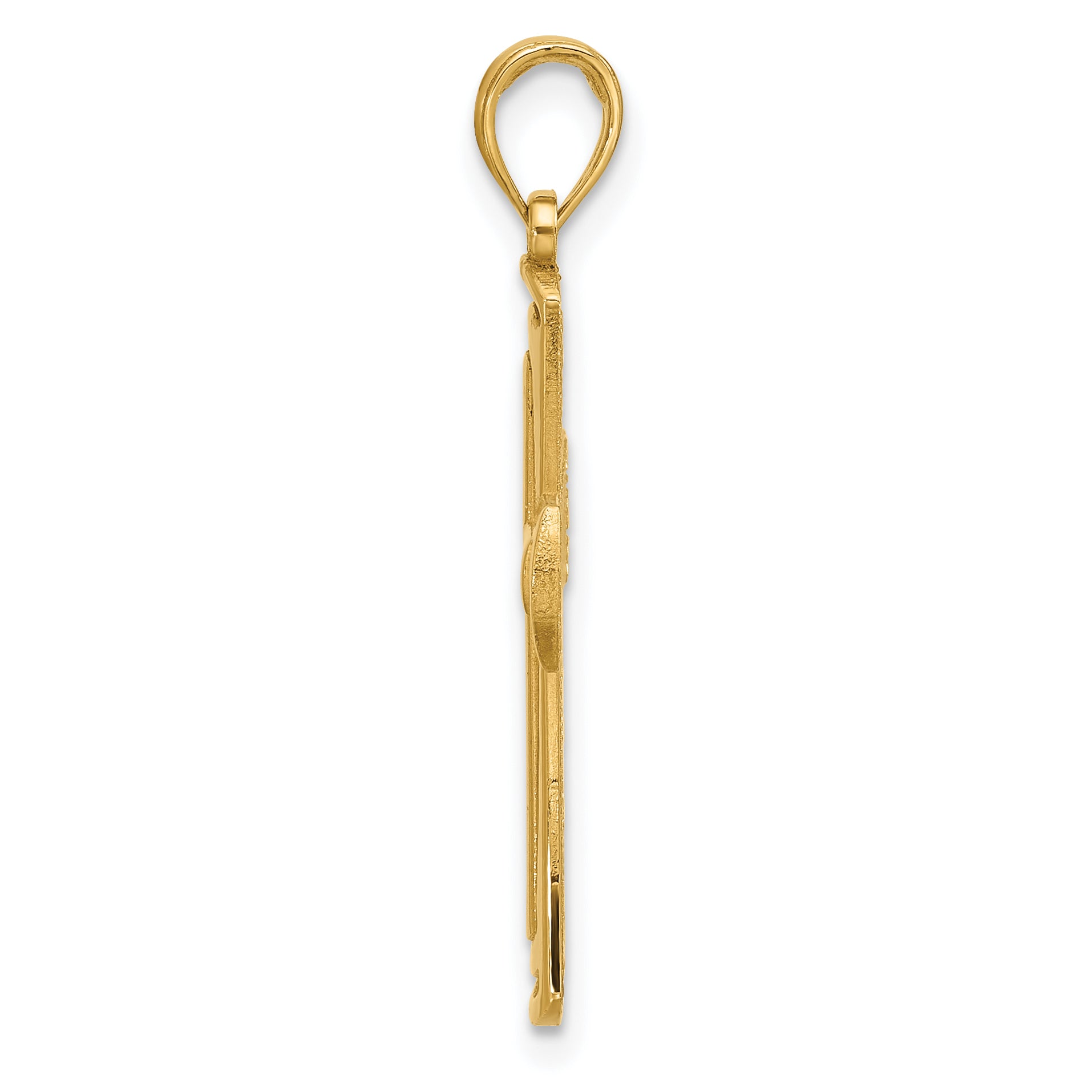 14k Fancy Cross Charm Secondary image