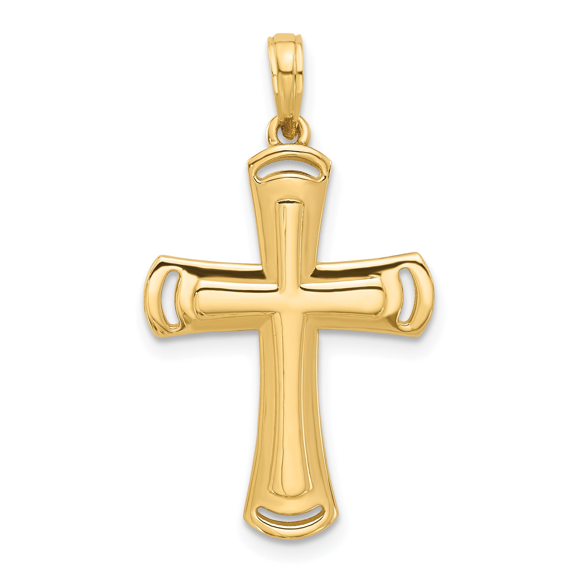14k Fancy Cross Charm Main image