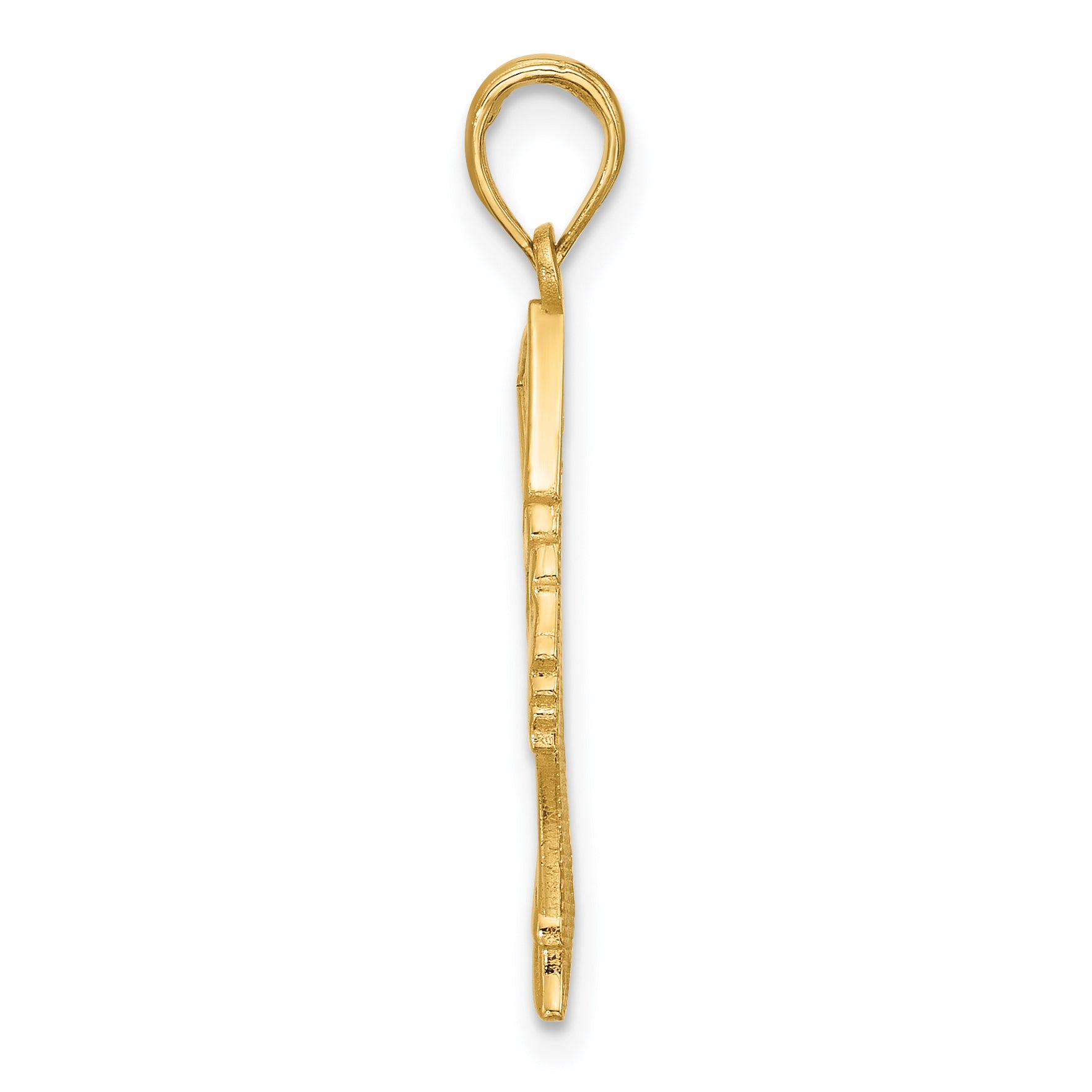 14K Fancy Nefertiti Profile Charm Secondary image
