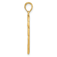14KY Fancy Cross Charm